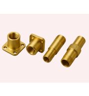 Panel and Cable Mount Brass Connectors, High Quality Electrical Fittings for Wiring and Grounding, Reliable Copper Alloy Terminals for Industrial and Power Distribution